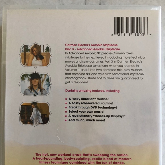 Carmen Electra Aerobic Striptease 5 DVD Set   EUC - Picture 4 of 6